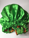 Satin Lined African Print Hair Bonnets for Moisture Length Retention Protective Hairstyles