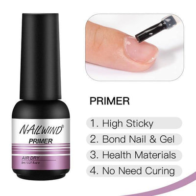 Nailwind Gel Nail Polish Manicure Set UV LED Poly painting gel nail art design Base Top Primer coat rosalind Nail gel Varnishes - Nia's Beauty Bar, LLC