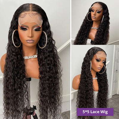 Deep Wave Curly Lace Human Hair Wigs