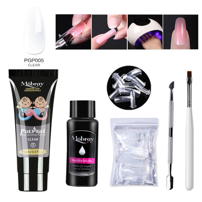 Poly Nail Gel Kit Quick Building