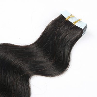 Body Wave Tape In Human Hair Extensions